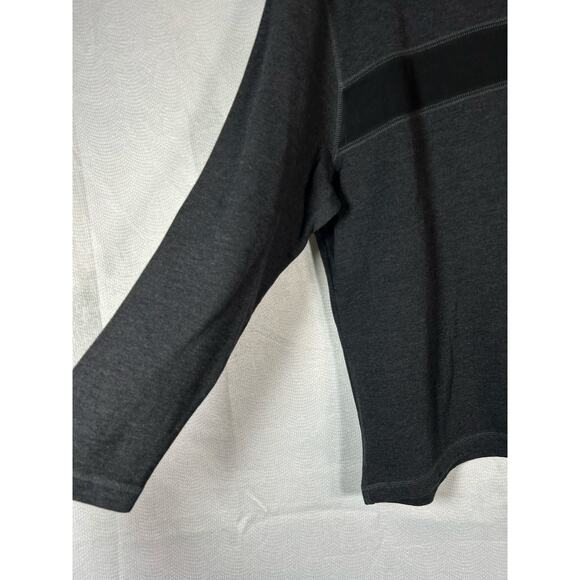 Vintage Eddie Bauer Sweater Pullover XL V Neck Cotton blend Gray classic casual - Picture 4 of 8